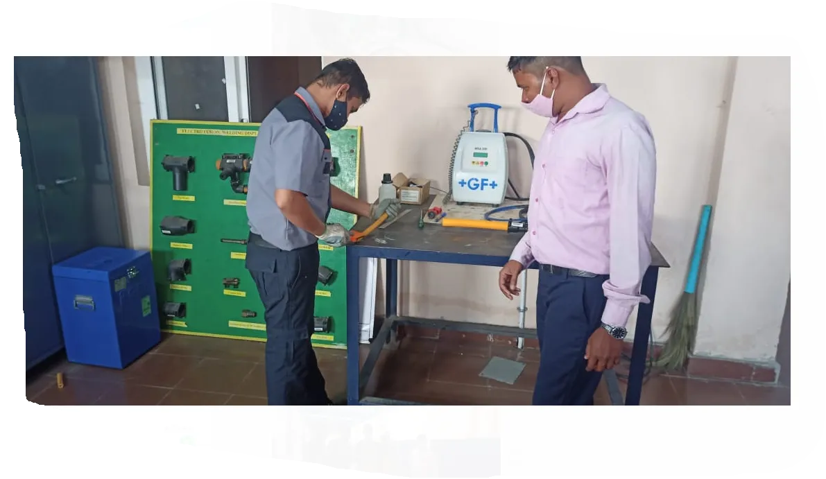 Pipe Fitter (CGD) course at SDI Bhubaneswar